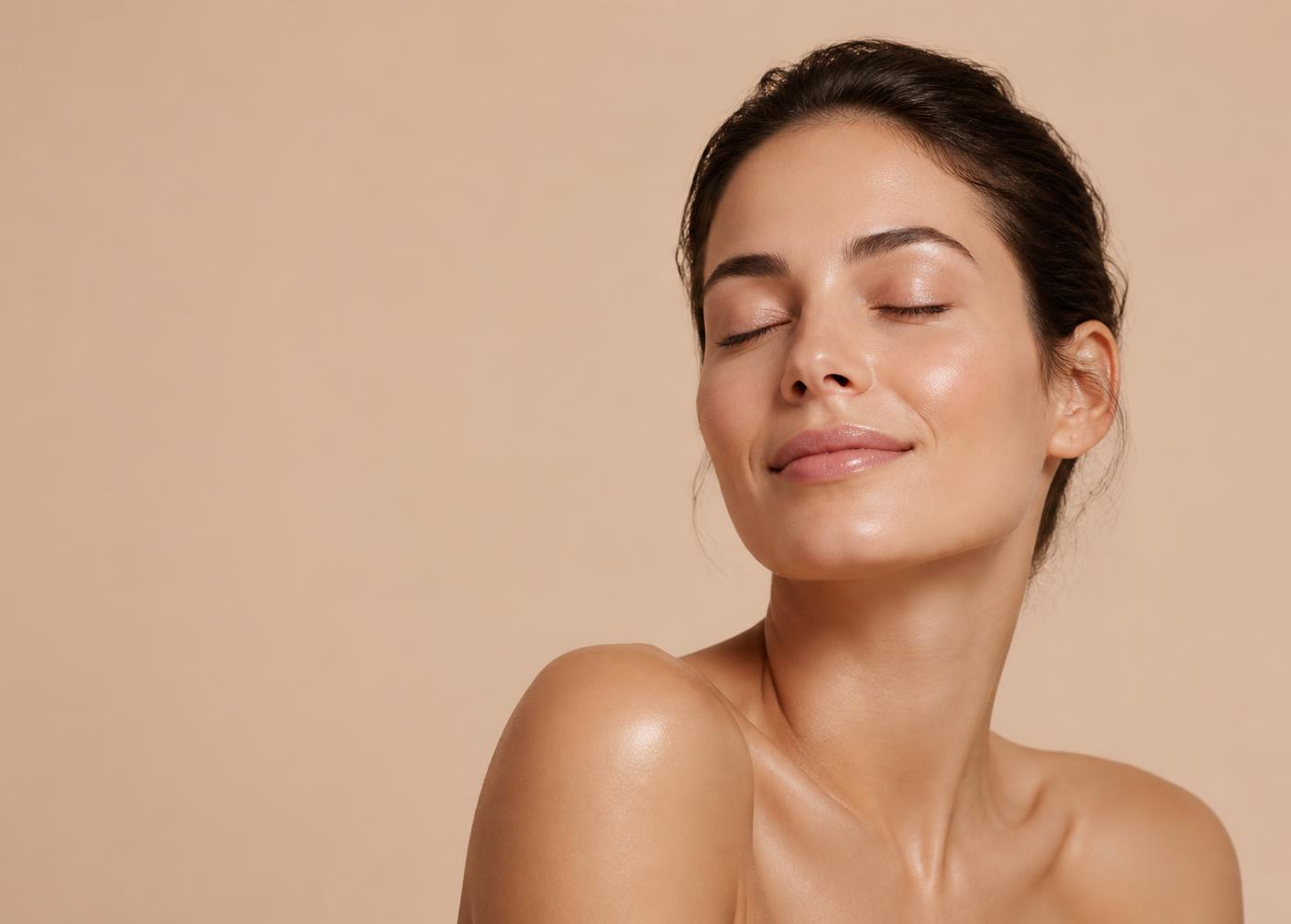 Woman with luminous skin after a Diamond Fusion™ treatment